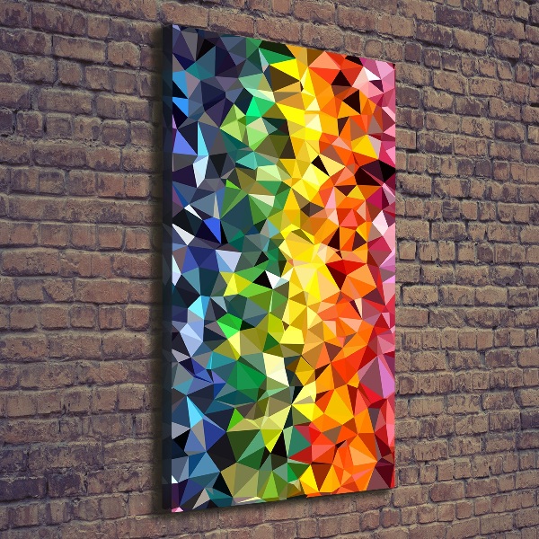 Verticale canvasfoto Geometrische achtergrond