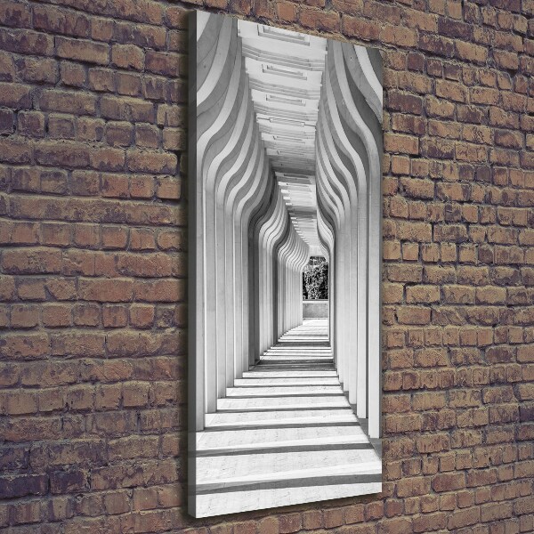 Verticale canvasfoto Hal