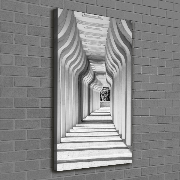 Verticale canvasfoto Hal