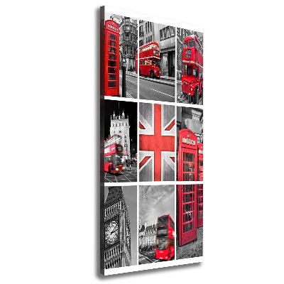 Foto obraz canvas pionowy Kolaż Londyn