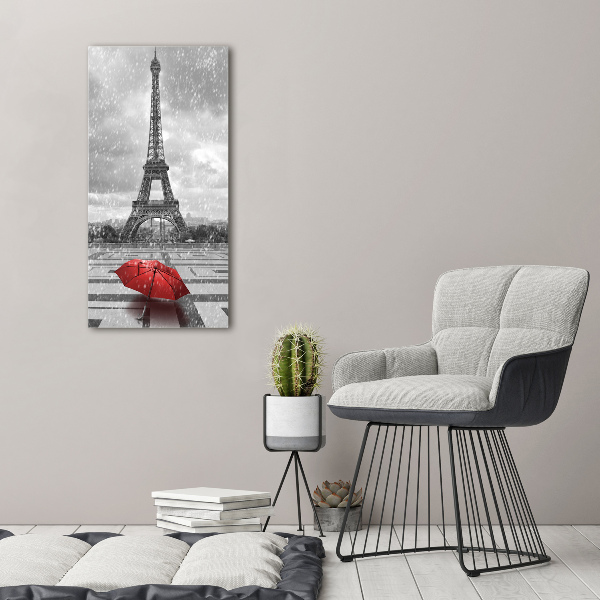 Verticale foto op canvas Eiffeltoren Parijs