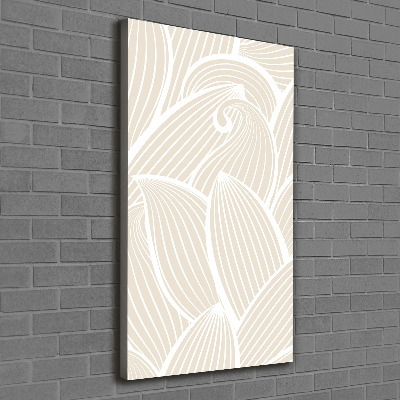 Verticale canvasfoto Bloemblaadjes