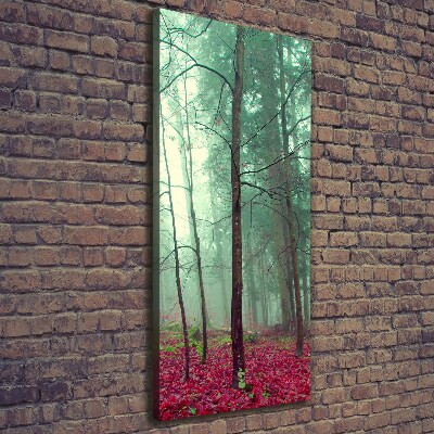 Verticale canvasfoto Bos in de herfst