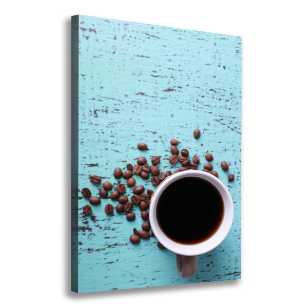 Verticale canvasfoto Een kopje koffie