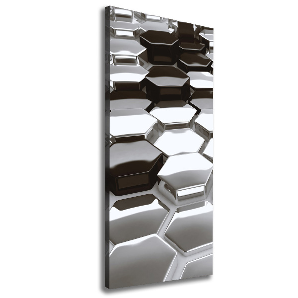 Verticale foto op canvas 3D-abstractie