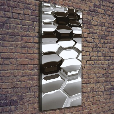 Verticale foto op canvas 3D-abstractie