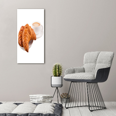 Verticale foto op canvas Ontbijt