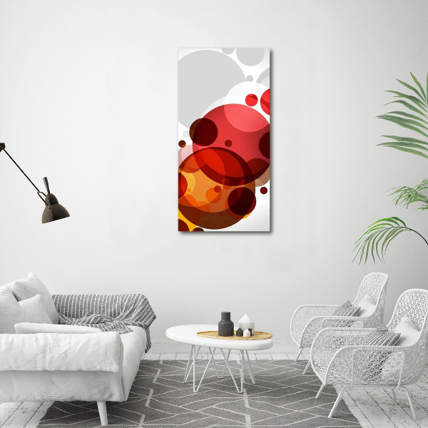 Foto obraz na płótnie pionowy Abstrakcja koła