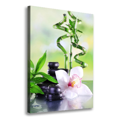 Verticaal canvasschilderij Bamboe