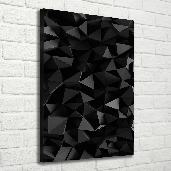 Verticale foto op canvas 3D-abstractie