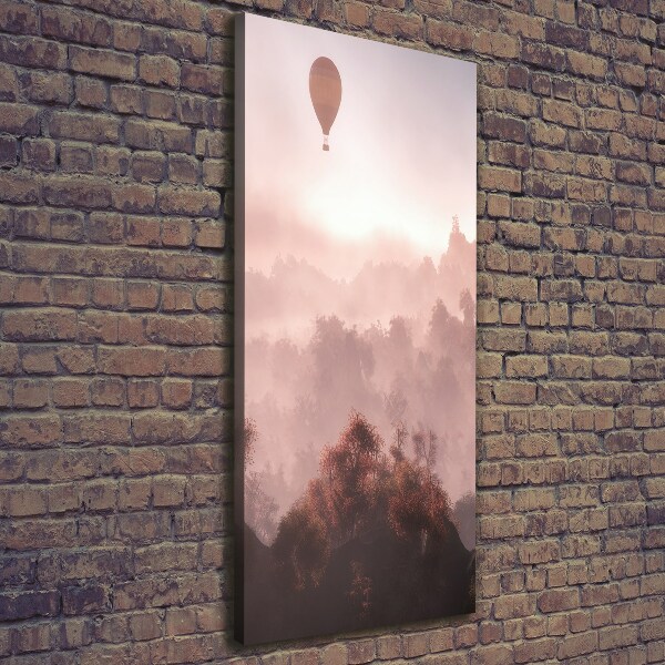 Verticale foto op canvas Vliegende ballonbos