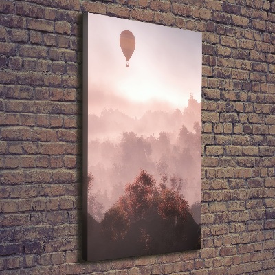 Verticale foto op canvas Vliegende ballonbos