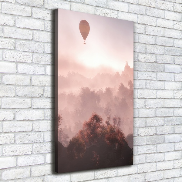Verticale foto op canvas Vliegende ballonbos