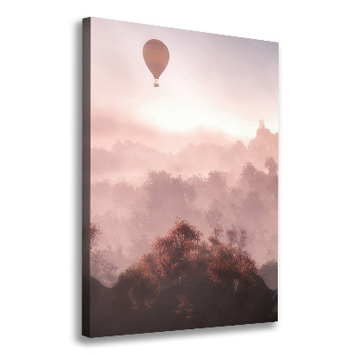 Verticale foto op canvas Vliegende ballonbos
