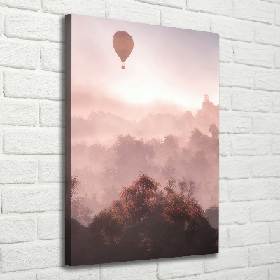 Verticale foto op canvas Vliegende ballonbos