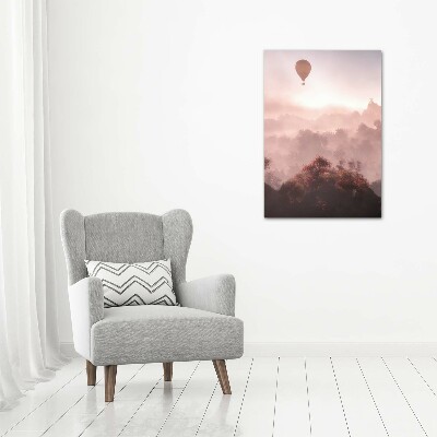 Verticale foto op canvas Vliegende ballonbos