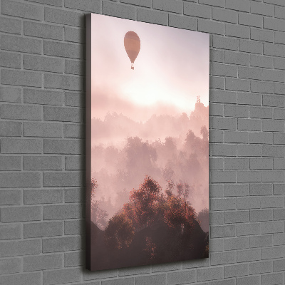 Verticale foto op canvas Vliegende ballonbos