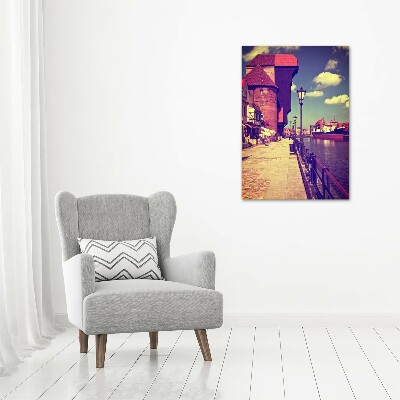 Verticale canvasfoto Gdansk, Polen