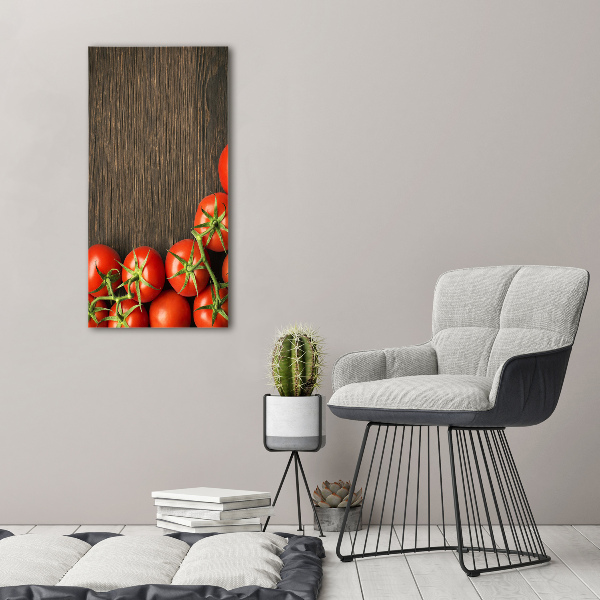 Verticale foto op canvas Tomaten