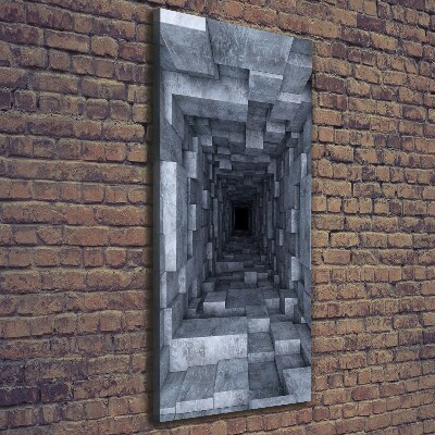 Foto obraz drukowany na płótnie pionowy Tunel