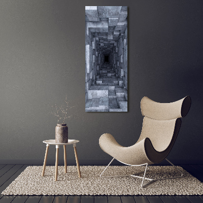 Verticale foto op canvas Tunnel