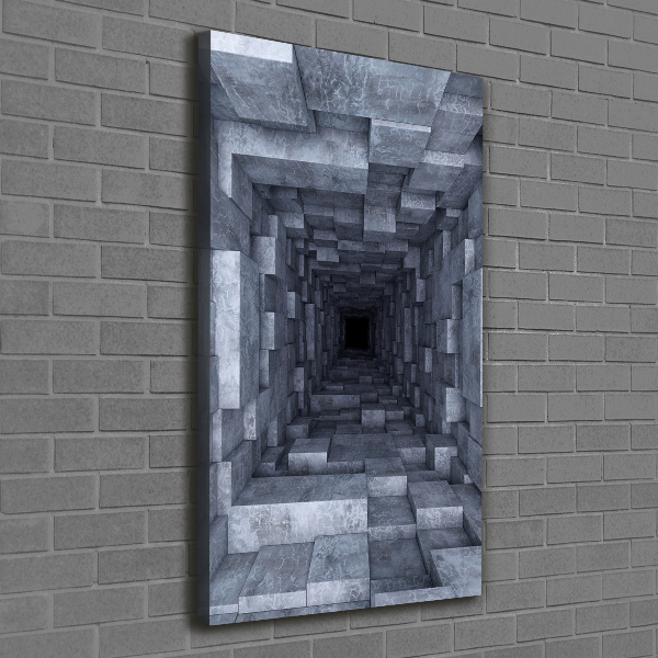 Verticale foto op canvas Tunnel