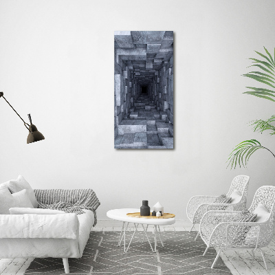 Verticale foto op canvas Tunnel