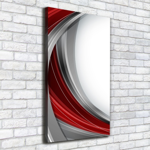 Verticaal canvasschilderij Golven op de achtergrond