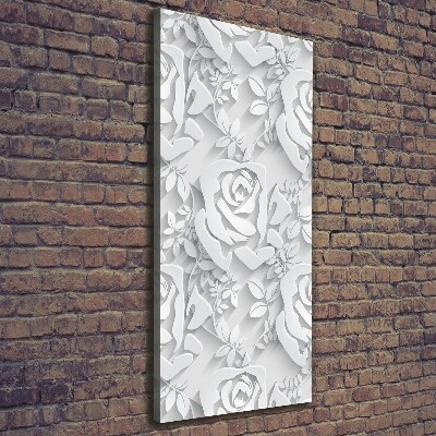 Verticale canvasfoto Rozen