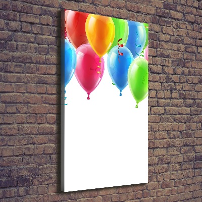 Verticale foto op canvas Kleurrijke ballonnen