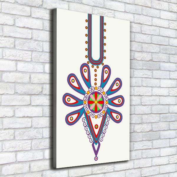 Foto obraz na płótnie pionowy Polski wzór ludowy