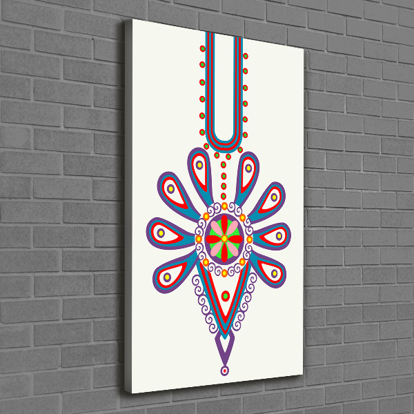 Foto obraz na płótnie pionowy Polski wzór ludowy