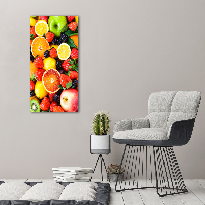 Verticaal canvasschilderij Fruit
