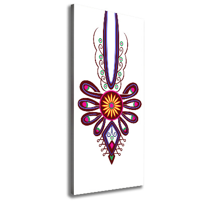 Verticale canvasfoto Pools volkspatroon