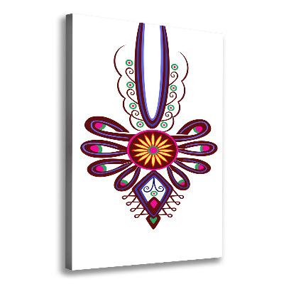 Verticale canvasfoto Pools volkspatroon