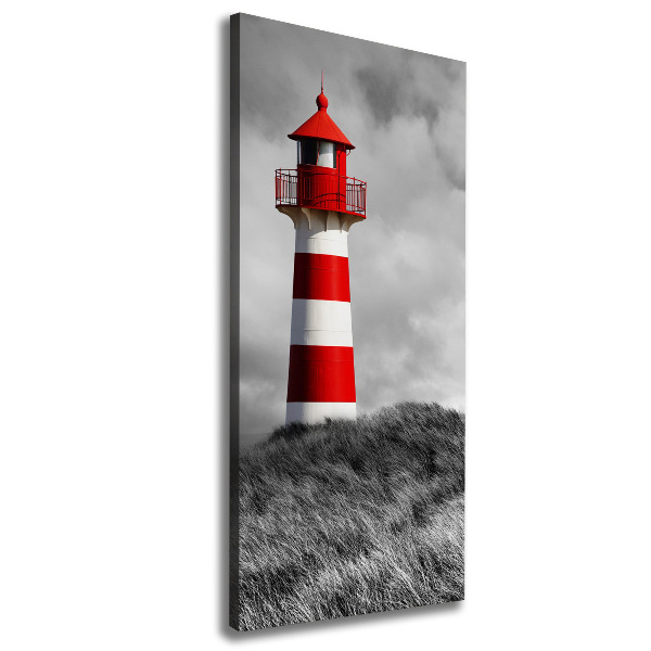Verticaal canvasschilderij Vuurtoren