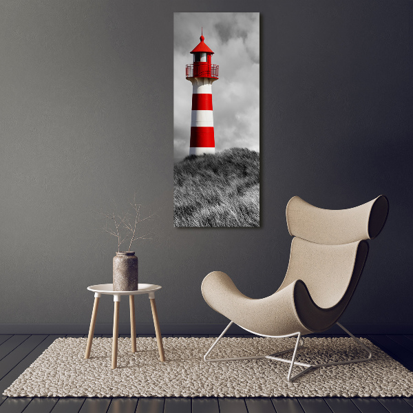 Verticaal canvasschilderij Vuurtoren