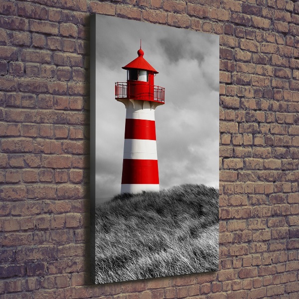 Verticaal canvasschilderij Vuurtoren