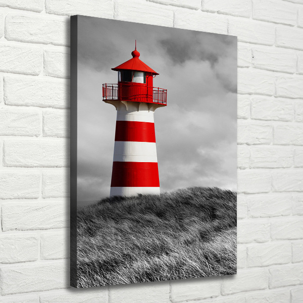 Verticaal canvasschilderij Vuurtoren
