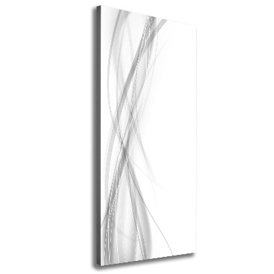 Verticaal schilderij op canvas Abstracte golven