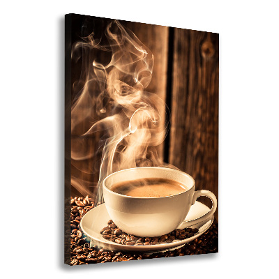 Verticaal canvasschilderij Aromatische koffie