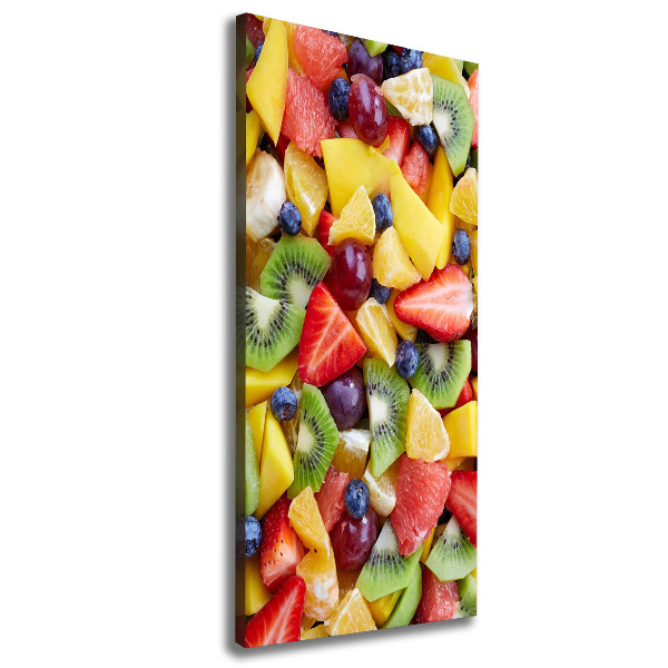 Verticale foto op canvas Gesneden fruit