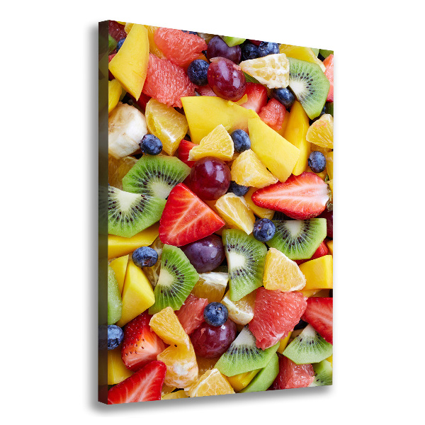 Verticale foto op canvas Gesneden fruit