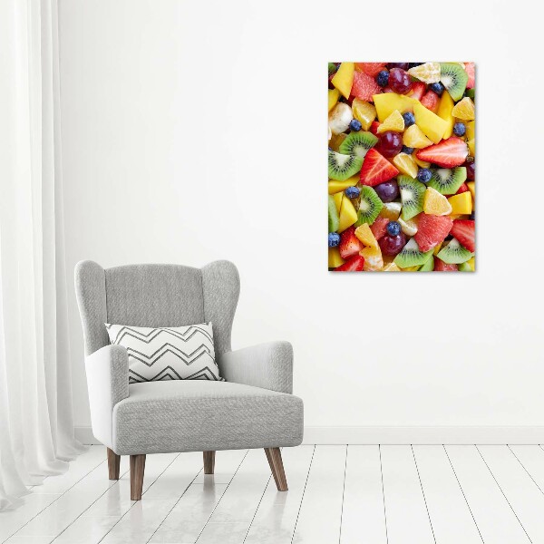 Verticale foto op canvas Gesneden fruit