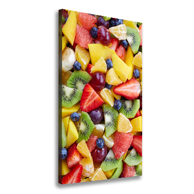 Verticale foto op canvas Gesneden fruit
