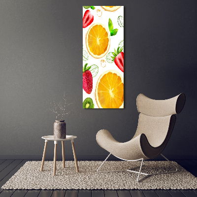 Verticale foto op canvas Fruit