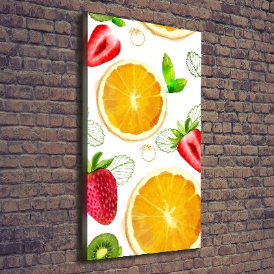 Verticale foto op canvas Fruit