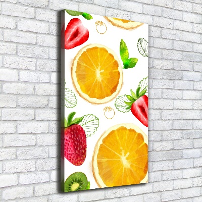 Verticale foto op canvas Fruit