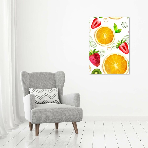 Verticale foto op canvas Fruit