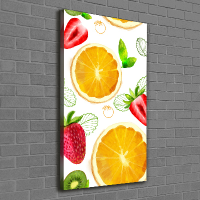 Verticale foto op canvas Fruit